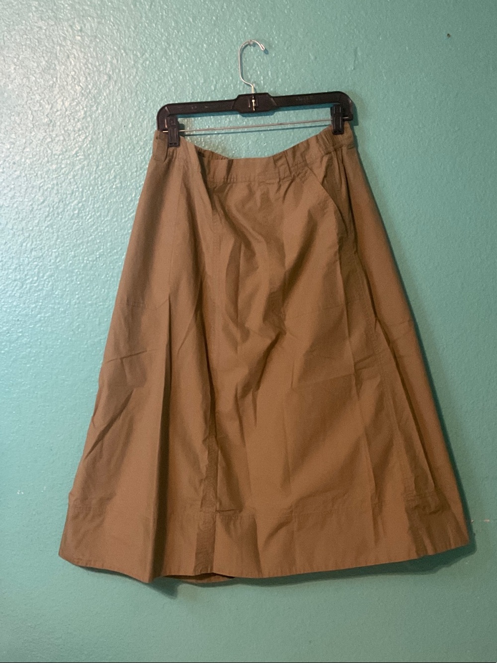Universal Thread Hunter Green A-Line Midi Skirt